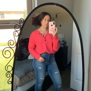 AE Henley Pull Over Sweater